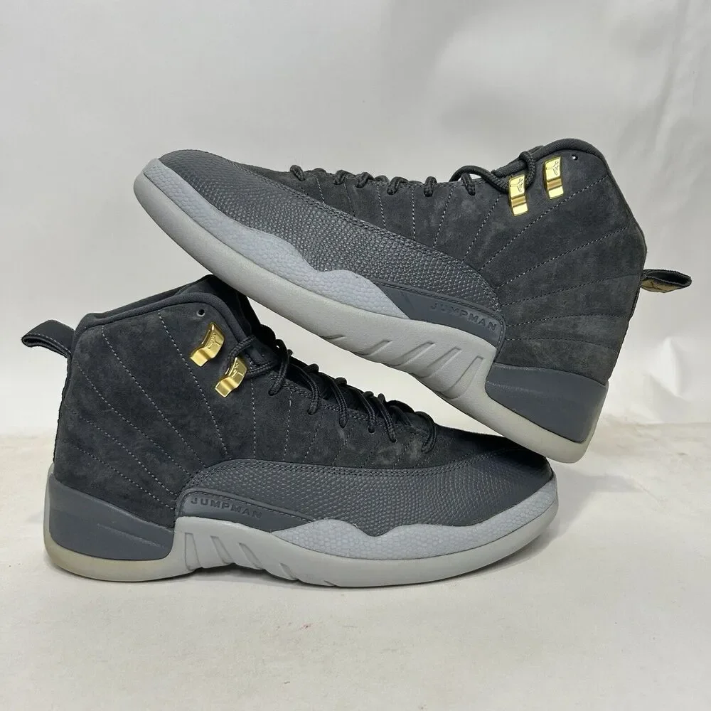 Nike Shoes Air Jordan 12 Retro “Dark Wolf Grey” 2024